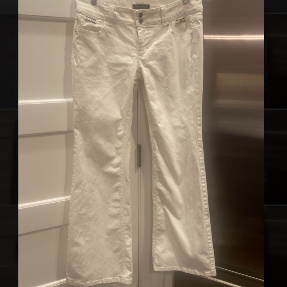 WHBM flare low rise jeans